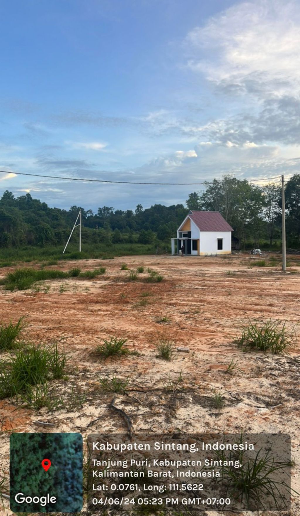 foto posisi tengah perumahan PERMATA LESTARI RESIDENCE