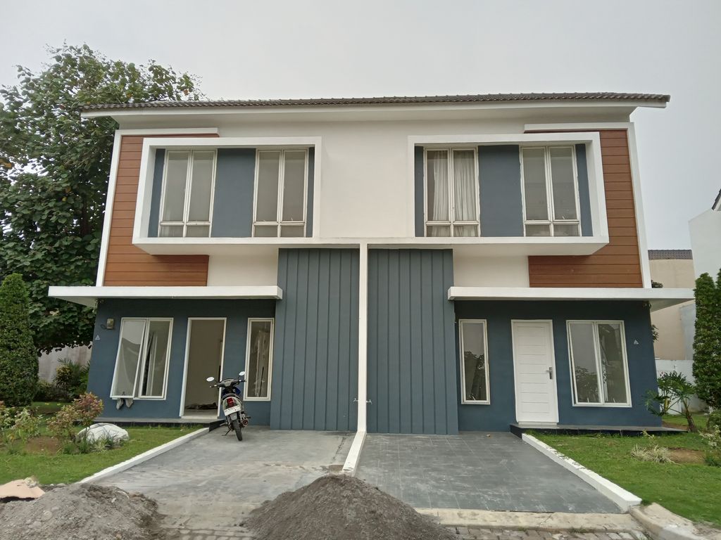 foto tampak rumah tipe RODEN K perumahan MEDAN RESORT CITY CLUSTER K