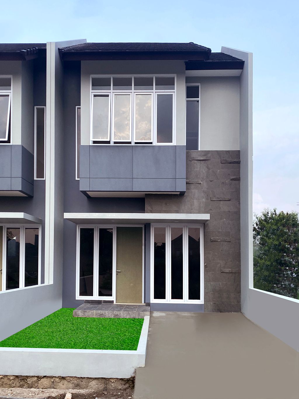 foto contoh rumah perumahan GARMELIA REGENCY