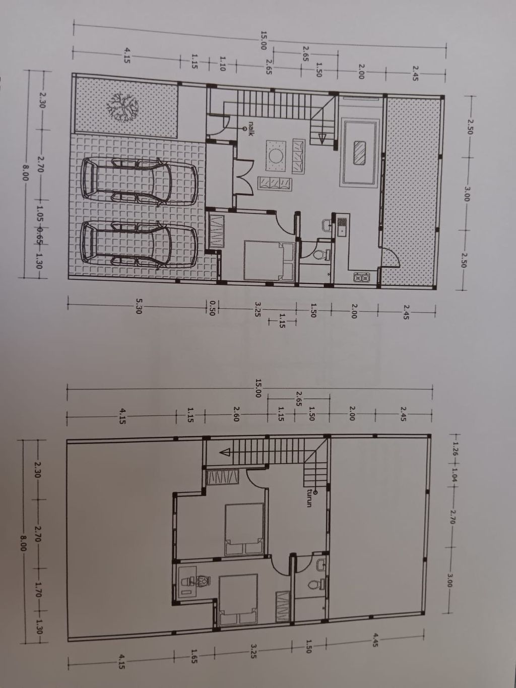 foto denah rumah tipe 90/90 perumahan GRAND PANCA ARGA