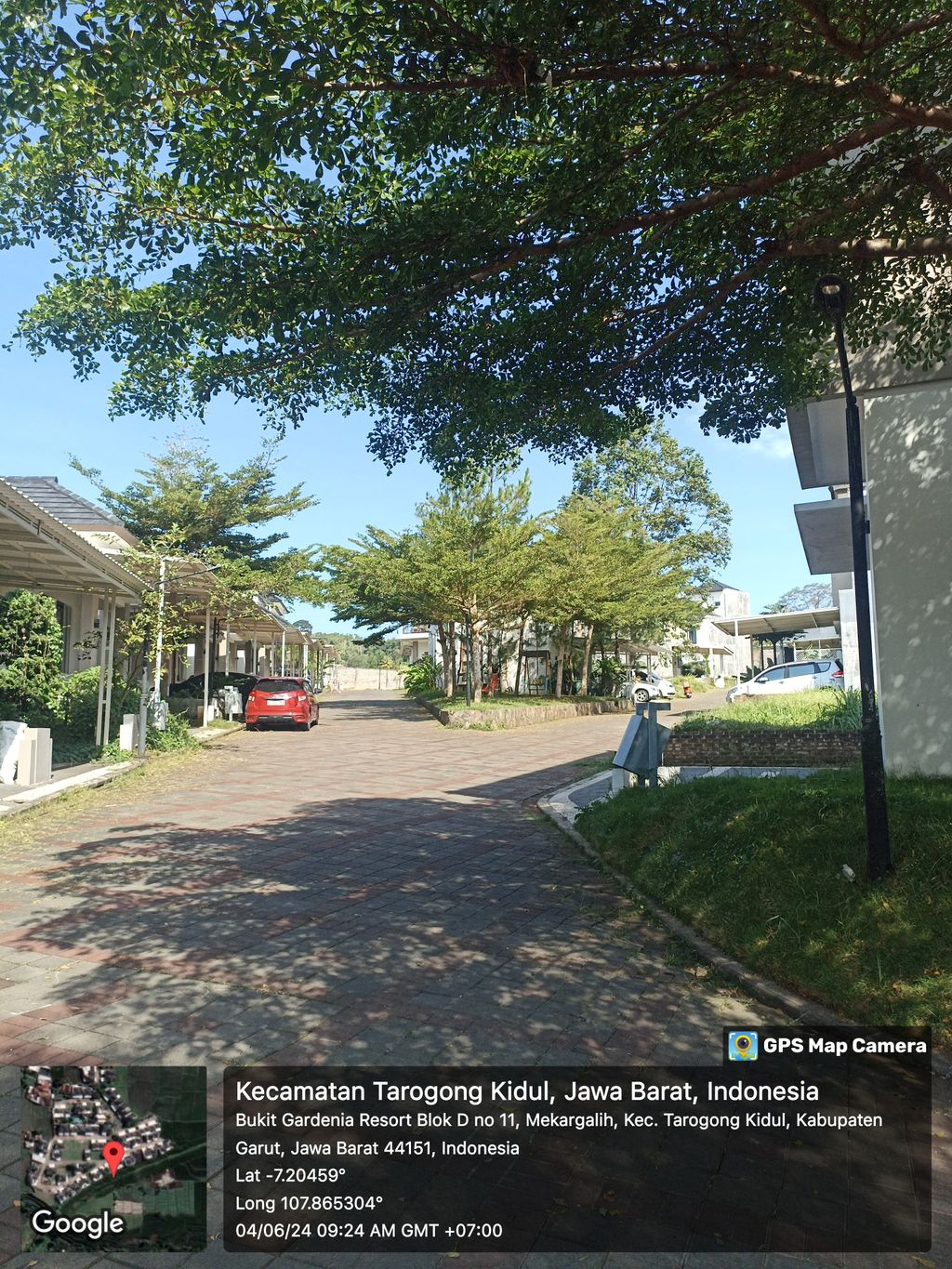 foto posisi tengah perumahan BUKIT GARDENIA RESORT