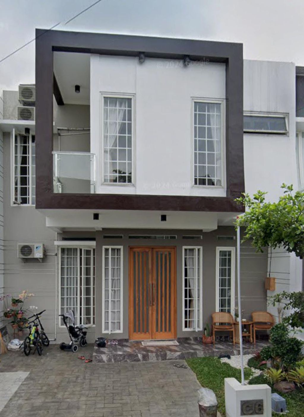 foto tampak rumah tipe 135/247 perumahan GRAND PANCA ARGA