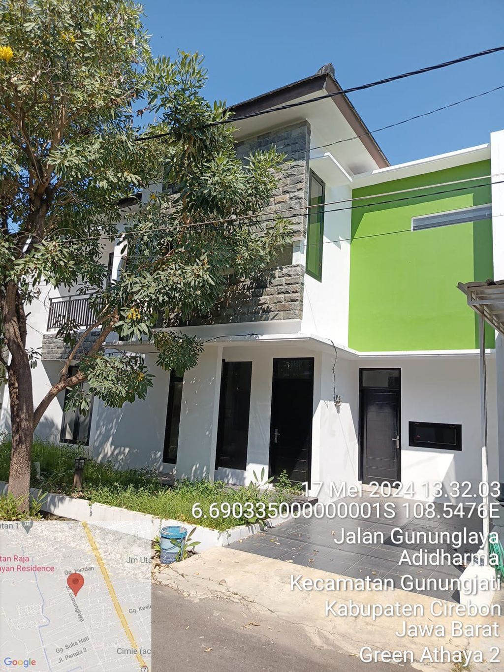 foto tampak rumah tipe 90 perumahan GREEN ATHAYA 2