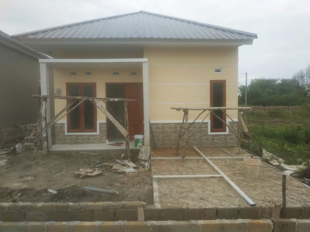foto tampak rumah tipe Delano Residence 4 perumahan DELANO RESIDENCE 4