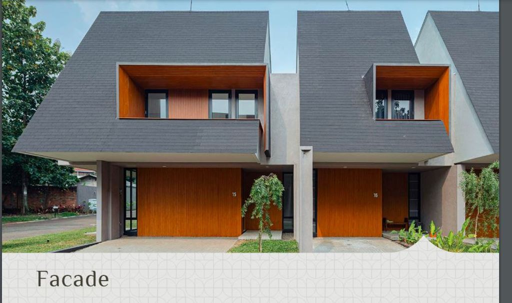 foto tampak rumah tipe 154/106 perumahan PARADESA CIBUBUR
