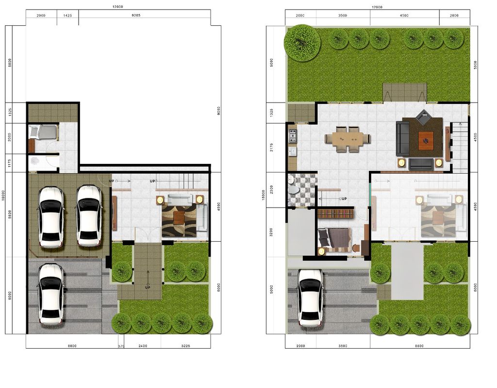 foto denah rumah tipe EVEREST UPSLOPE perumahan CITRA SENTUL RAYA
