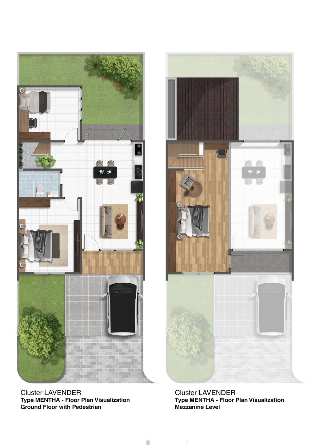 foto denah rumah tipe 126 / 144 perumahan New Lavender