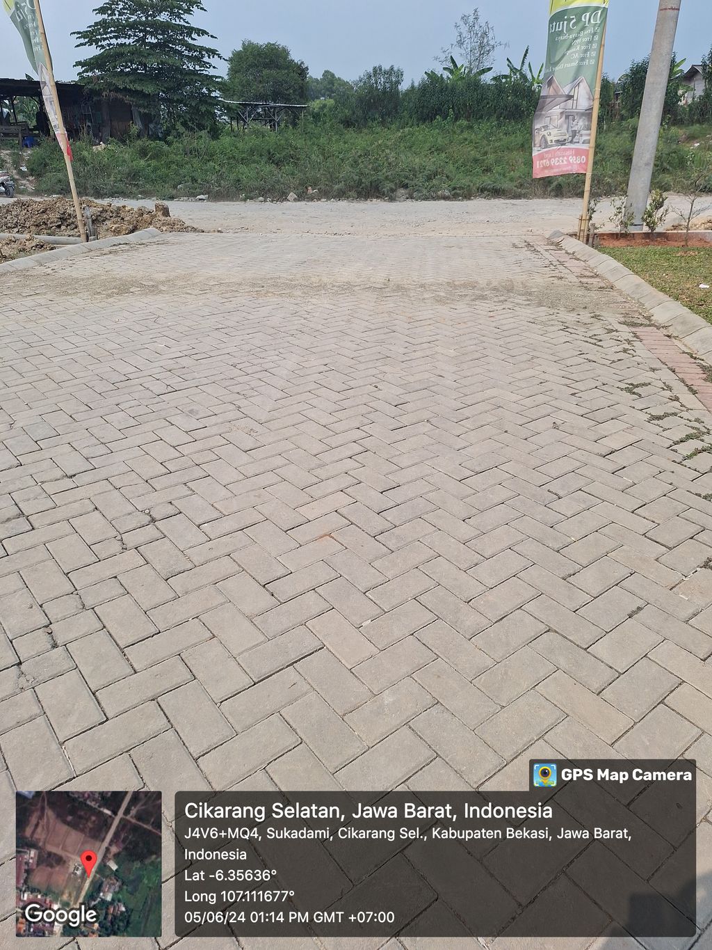 foto posisi tengah perumahan NARA RESIDENCE