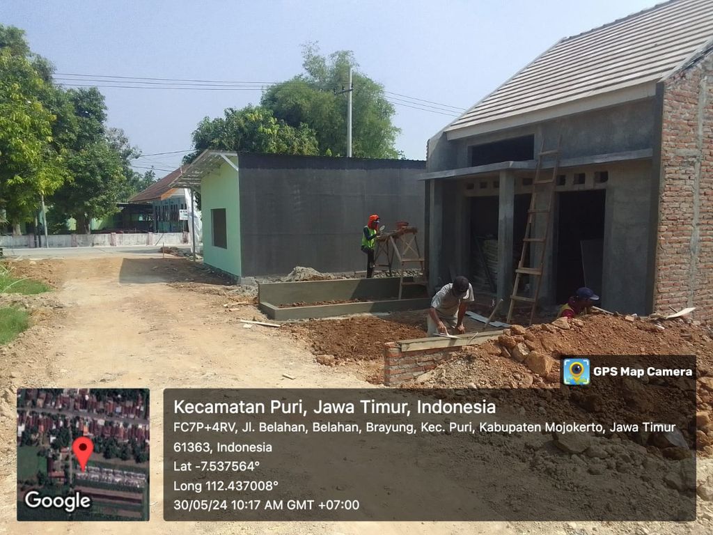 foto posisi tengah perumahan GRAHA MILLENIA INDAH
