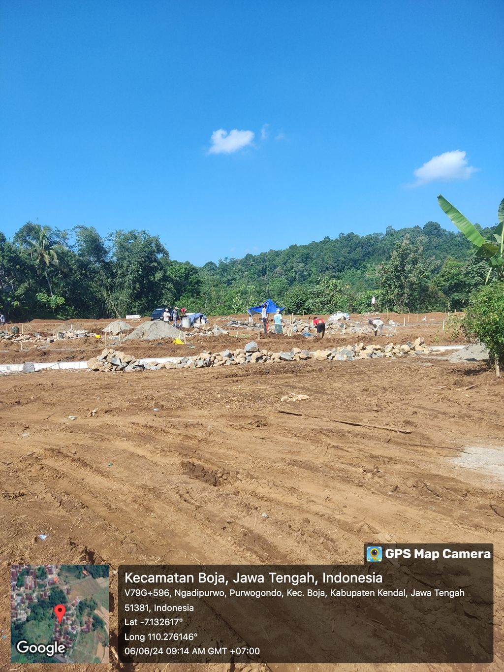 foto posisi tengah perumahan Perumahan Berkah Asri Purwogondo
