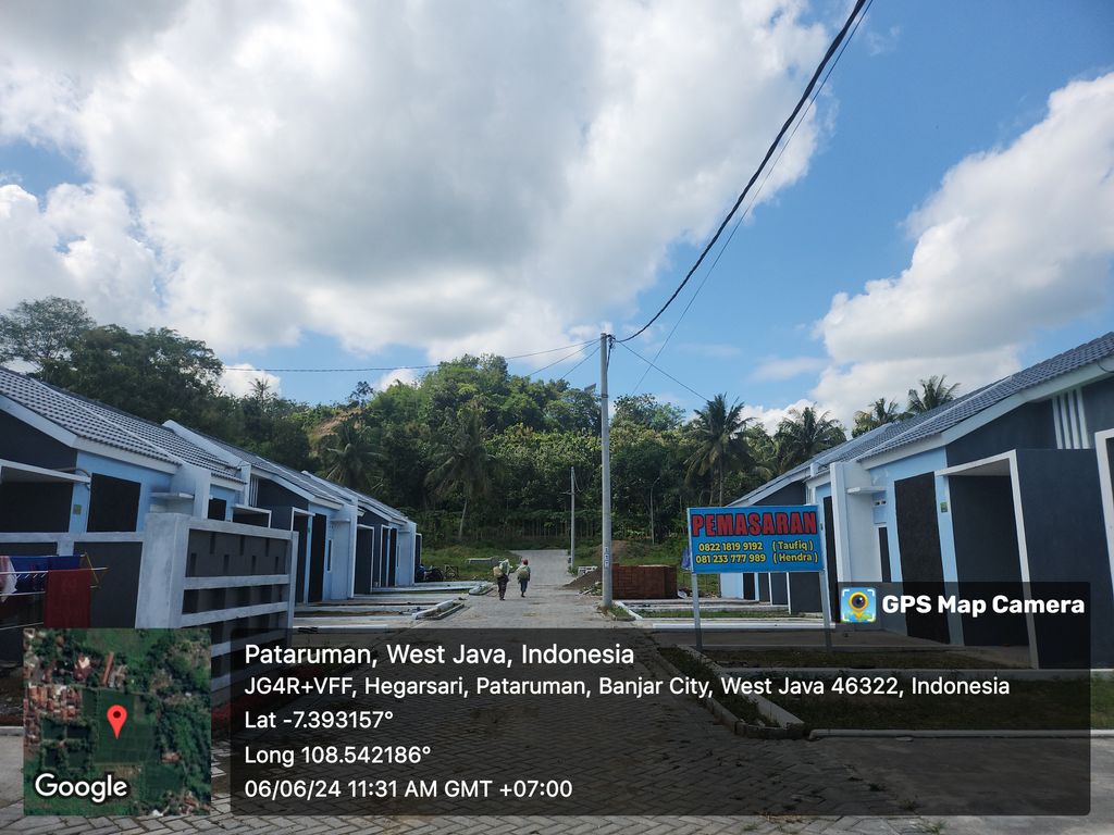 foto posisi tengah perumahan HEGARSARI RESIDENCE TAHAP 2