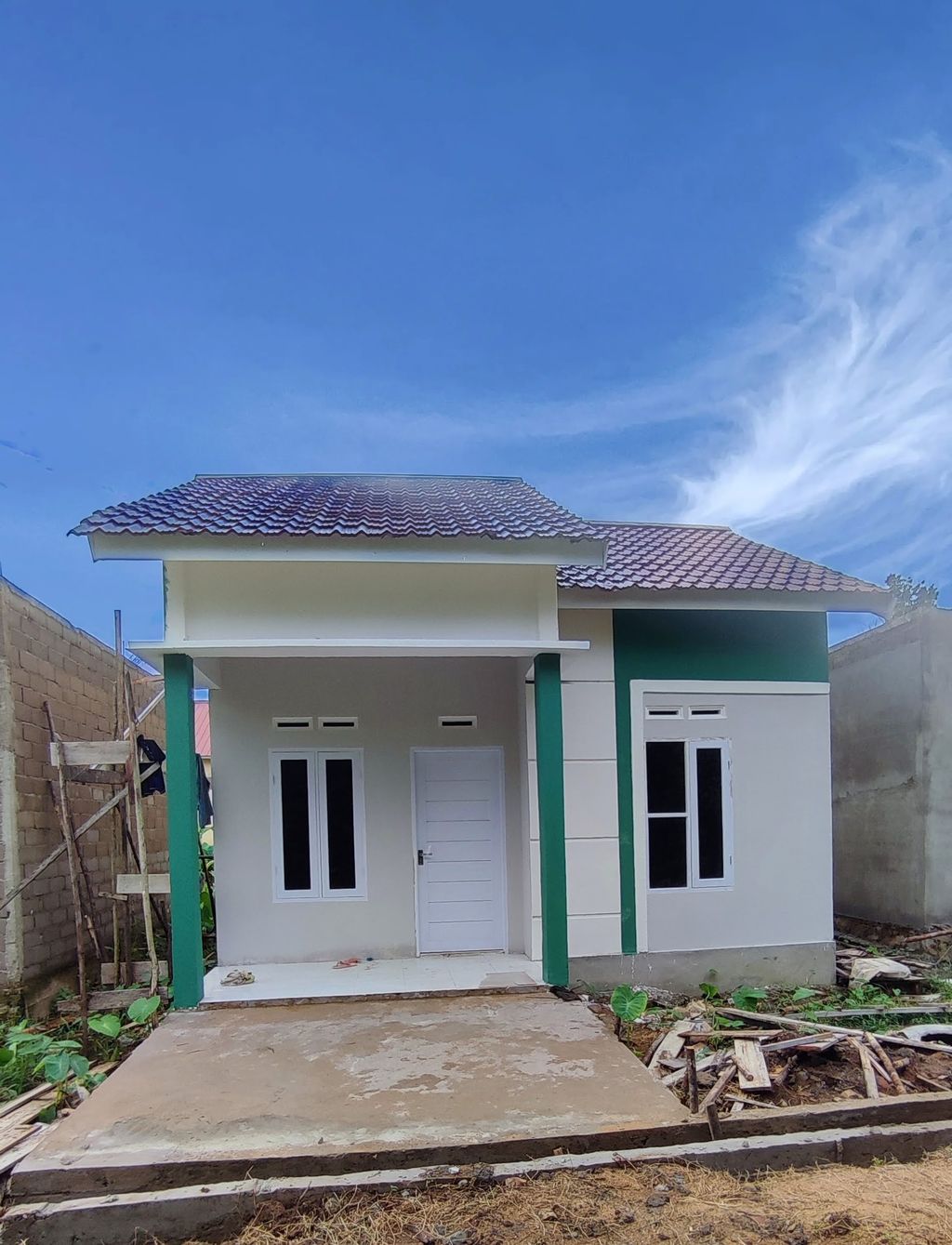 foto tampak rumah tipe 36 perumahan MUNSYIRA GARDEN