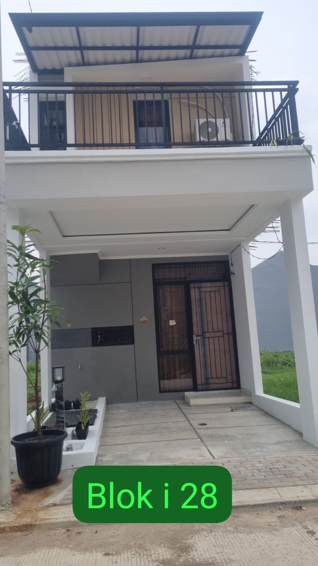 foto tampak rumah tipe THALASSA 36/30 perumahan Perumahan Galuh Mas