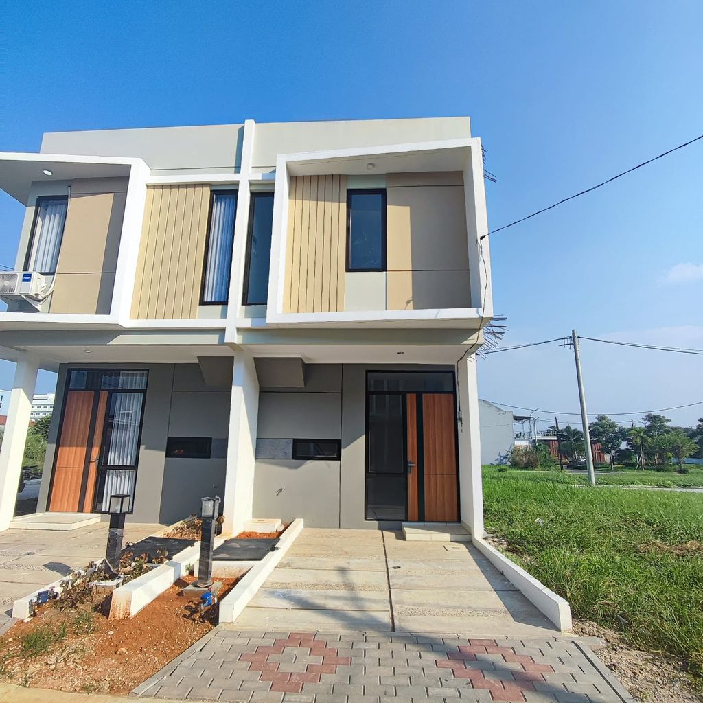 foto tampak rumah tipe THALASSA 65/45 perumahan Perumahan Galuh Mas