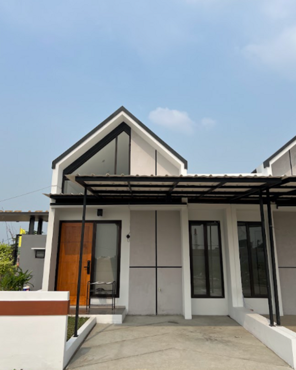 foto tampak rumah tipe 36/66 perumahan NARA RESIDENCE