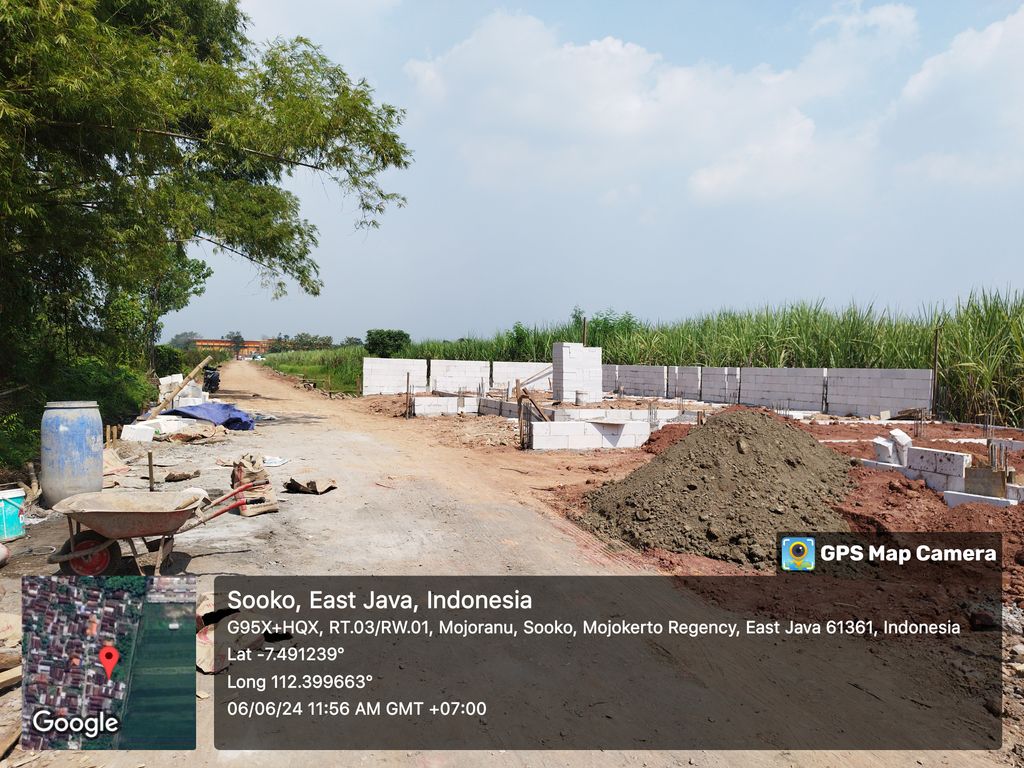 foto contoh rumah perumahan Permata Residence Hutama