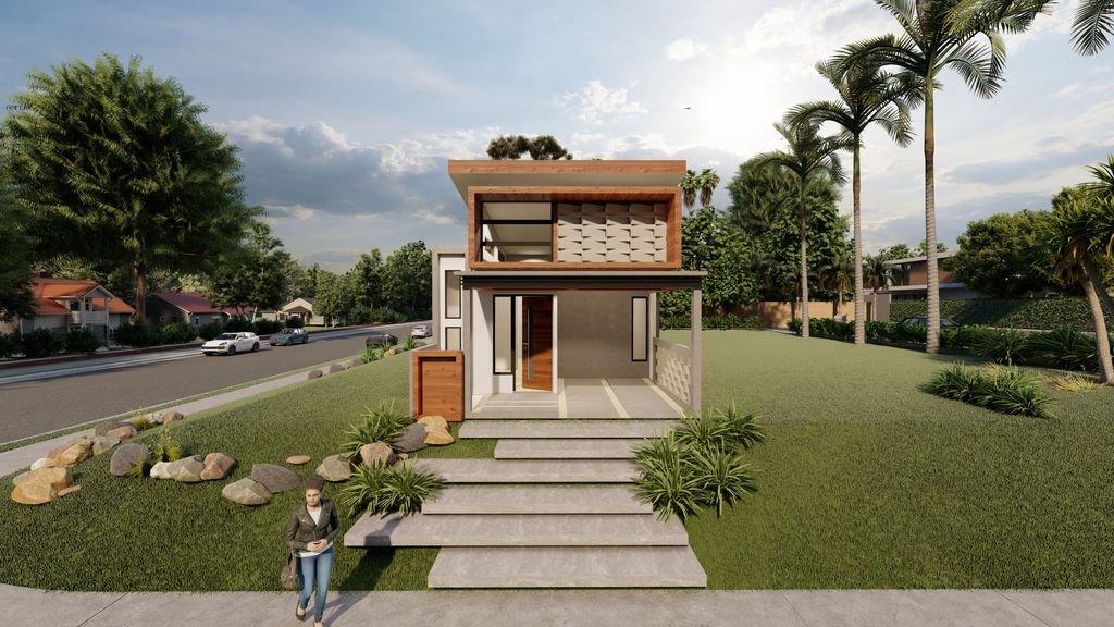 foto tampak rumah tipe Lotus perumahan TEBET RAYA