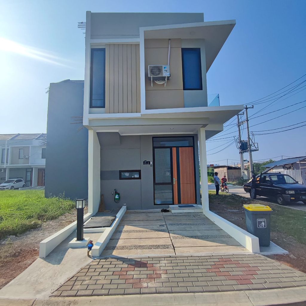 foto tampak rumah tipe THALASSA 67/67 perumahan Perumahan Galuh Mas