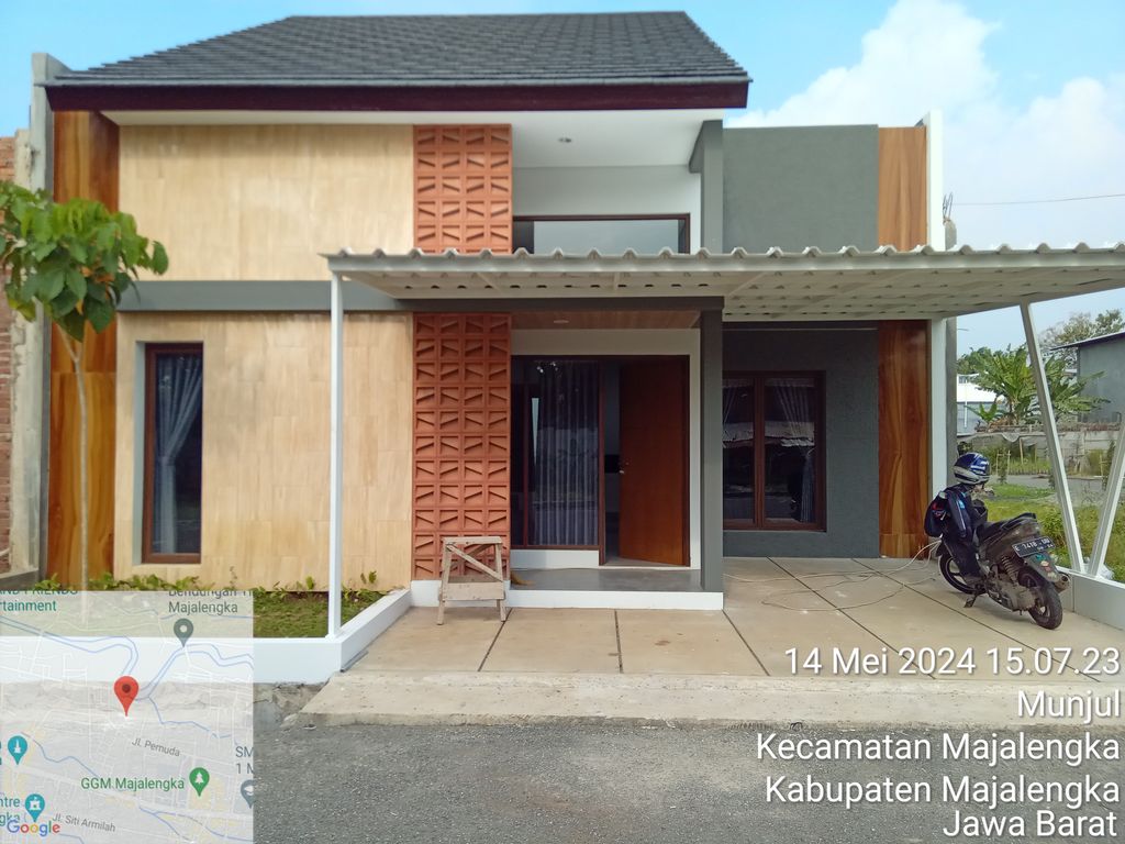 foto tampak rumah tipe CITRA INDAH perumahan PURI MEGA CITRA - CIJATI II