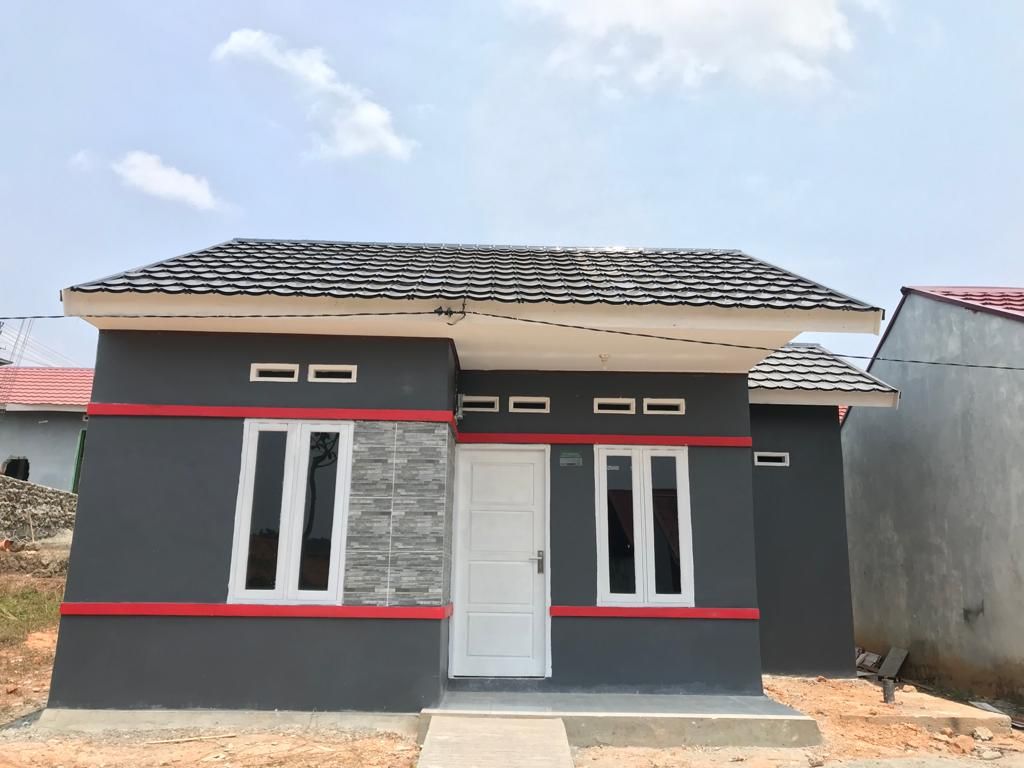 foto tampak rumah tipe 36 perumahan KANDANG MAS RECIDENCE