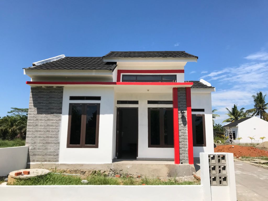 foto tampak rumah tipe 38 perumahan KANDANG MAS RECIDENCE
