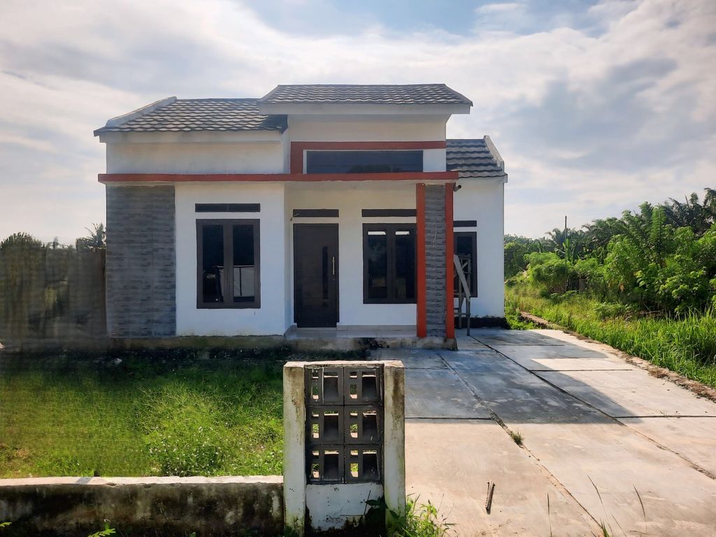 foto tampak rumah tipe 45 perumahan KANDANG MAS RECIDENCE