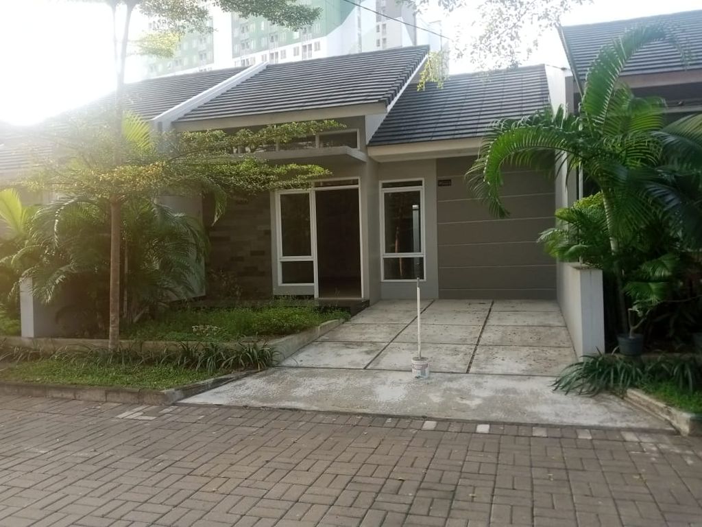 foto tampak rumah tipe 60/94 perumahan CLUSTER PALM VILLAGE