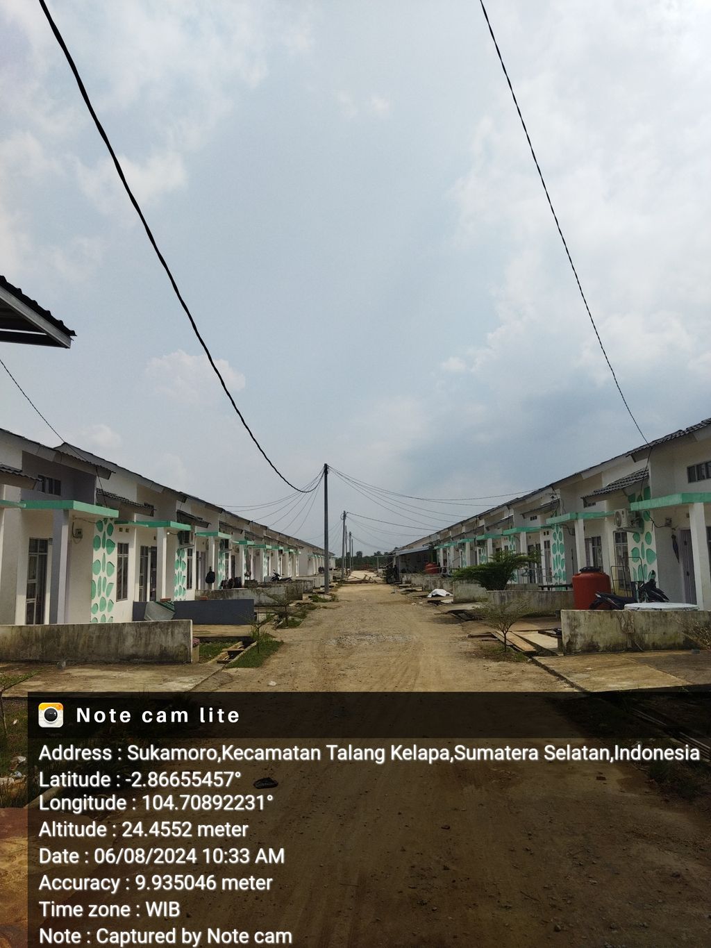 foto posisi tengah perumahan KARTIKA MATARAM RESIDENCE TAHAP 2