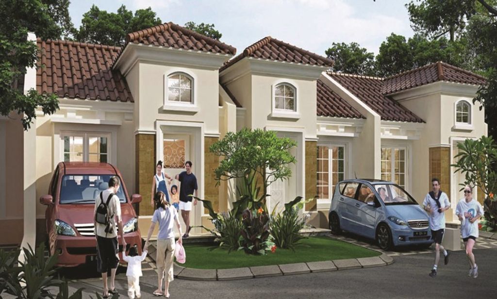 foto tampak rumah tipe CALYPSO perumahan CITRALAND SAMARINDA