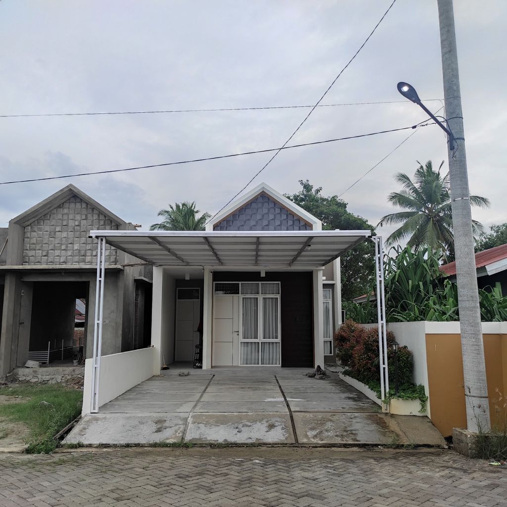 foto tampak rumah tipe 50 perumahan AL-IKHLAS TOWNHOUSE