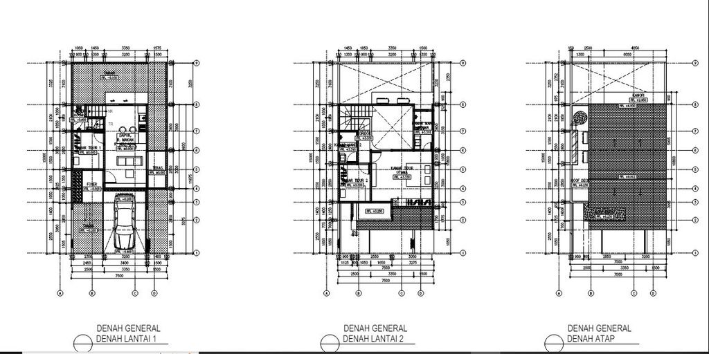 foto denah rumah tipe 112/99 perumahan PARADESA CIBUBUR