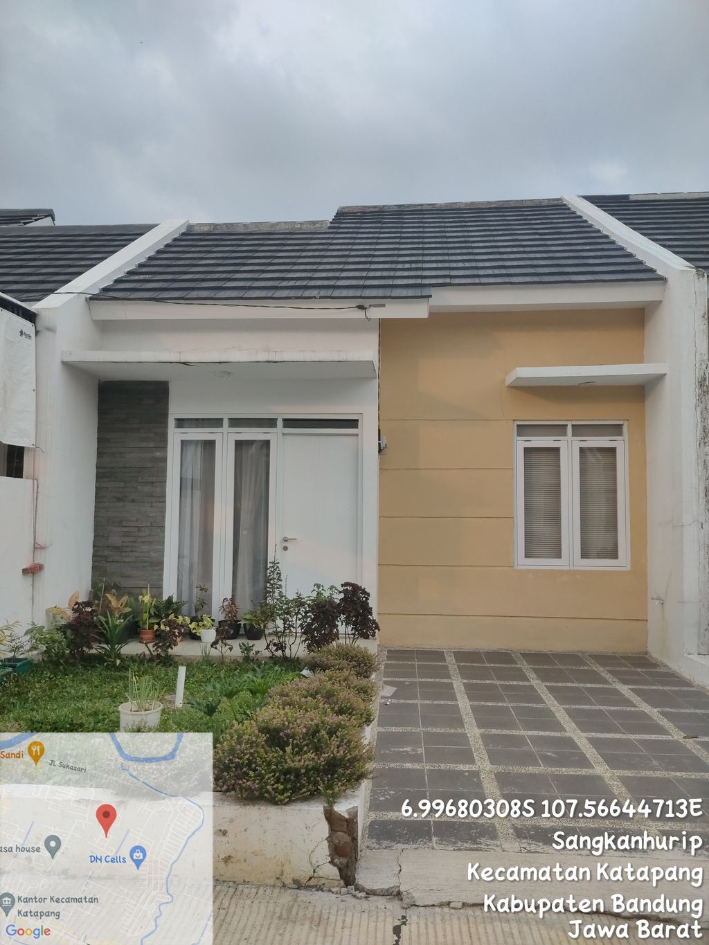 foto tampak rumah tipe 36/72 (F1N2) perumahan TEDUH KATAPANG