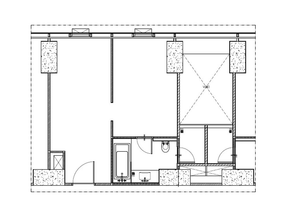 foto denah rumah tipe 1 BR (28.02) perumahan The Orchard Satrio