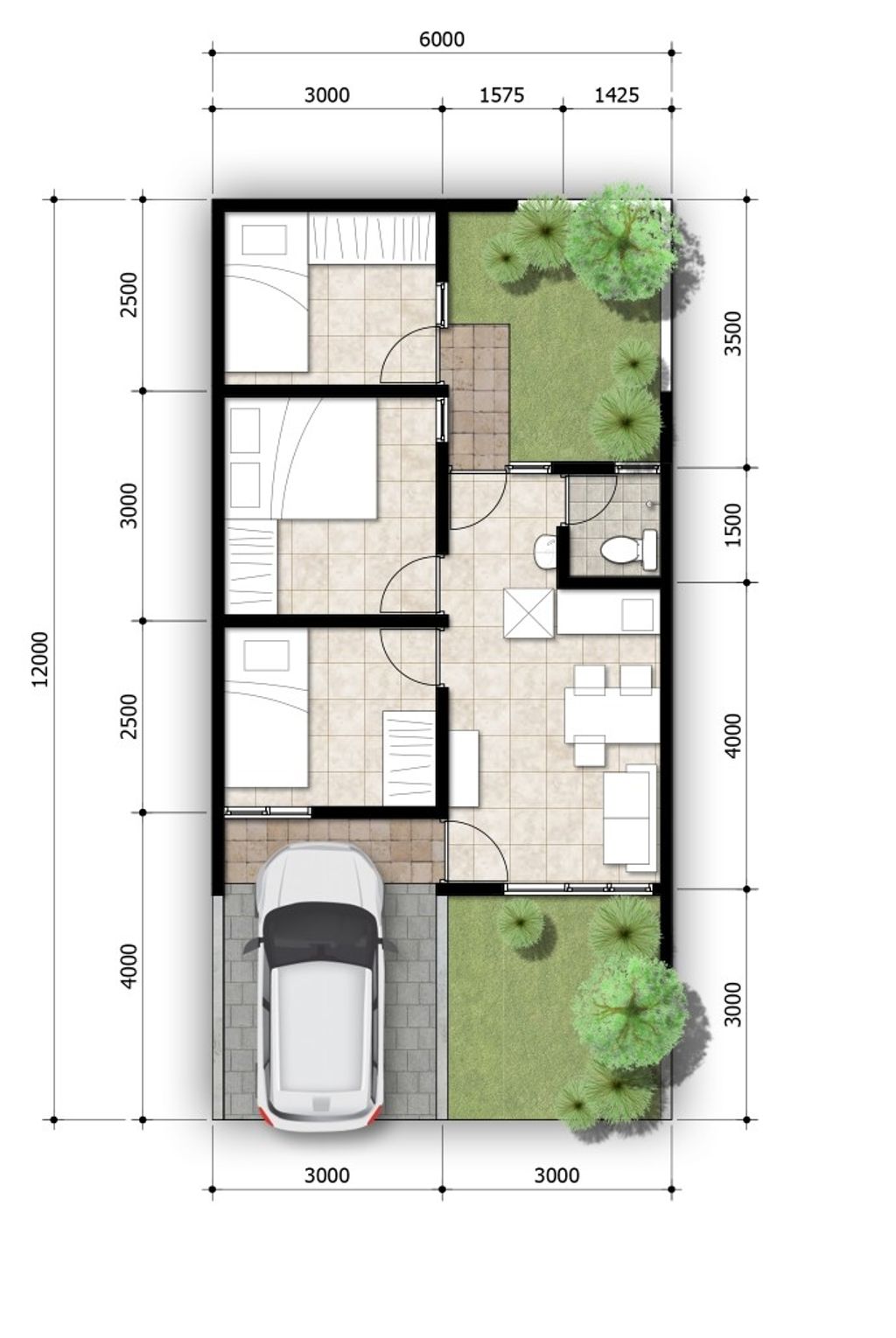 foto denah rumah tipe GRAND PIANTA perumahan Mutiara Gading City Cluster New Liverpool Tahap 1