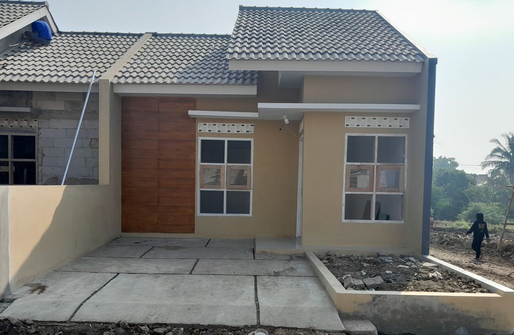 foto tampak rumah tipe 30/72 perumahan HUMAIRA RESIDENCE