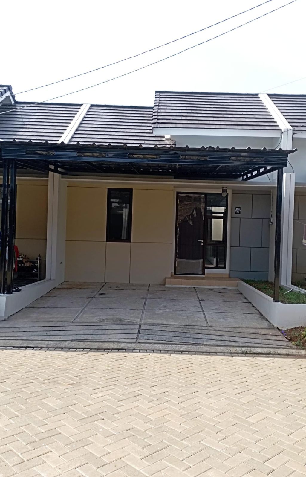foto tampak rumah tipe 60/35 B-3 perumahan KSO PURI CEMPAKA