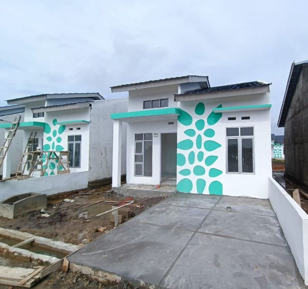 foto tampak rumah tipe NEW SUBSIDI perumahan KARTIKA MATARAM RESIDENCE TAHAP 2