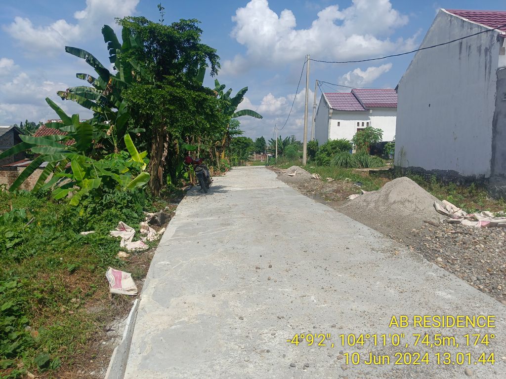 foto gerbang perumahan AB RESIDENCE