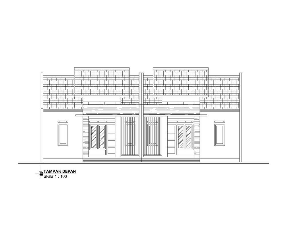 foto tampak rumah tipe T 36 C perumahan RINGIN ASRI 2