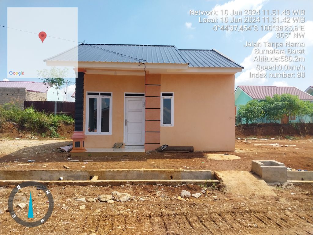 foto tampak rumah tipe 36/117 perumahan Perumahan Nugraha Village 2