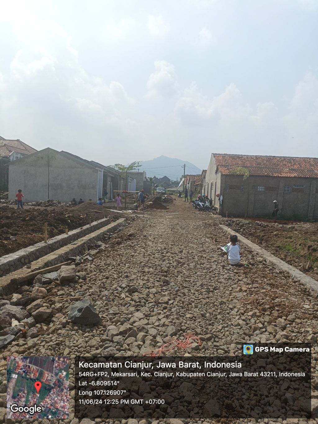 foto posisi tengah perumahan SAKINAH RESIDENCE CIANJUR