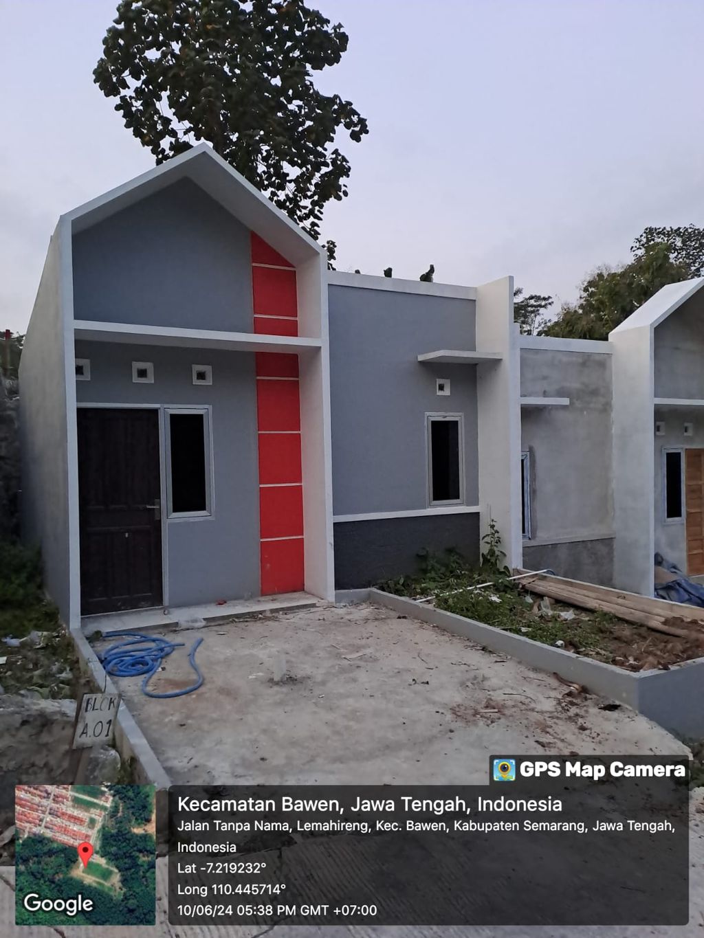 foto tampak rumah tipe 31 perumahan Kembang Rubah Regency 6 Lemahireng