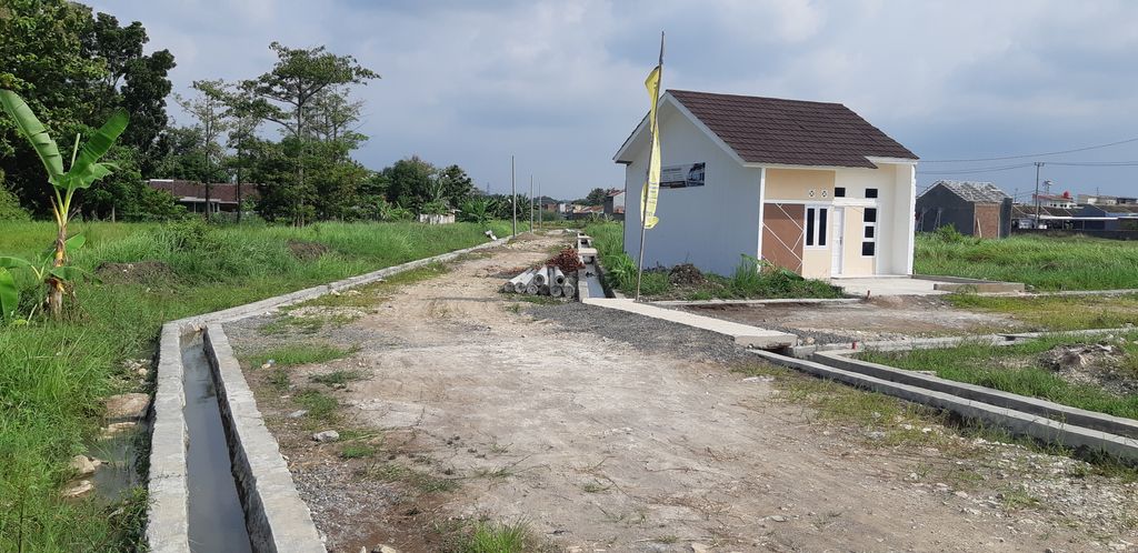 foto posisi tengah perumahan DZAFA PABUARAN RESIDENCE