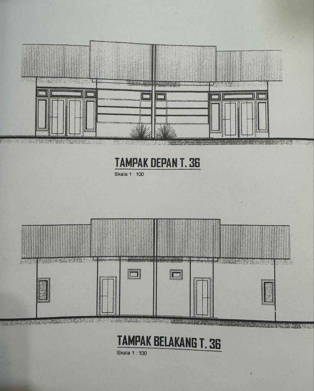 foto tampak rumah tipe 36/105 perumahan KOTA RAJA TAPAK SEJAHTERA