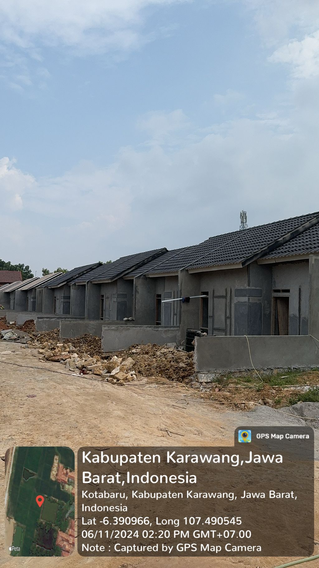 foto posisi tengah perumahan Sadjati Garden City 3