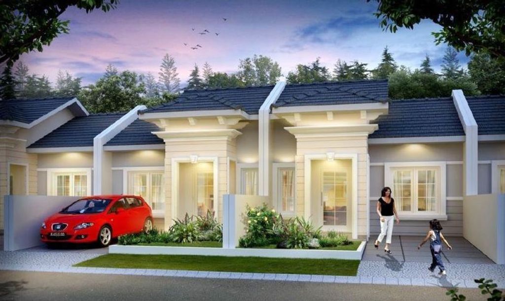 foto tampak rumah tipe RE 45/90 perumahan Harvest City