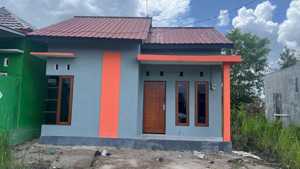 foto tampak rumah tipe 36 Subsidi perumahan Griya Artha Graha