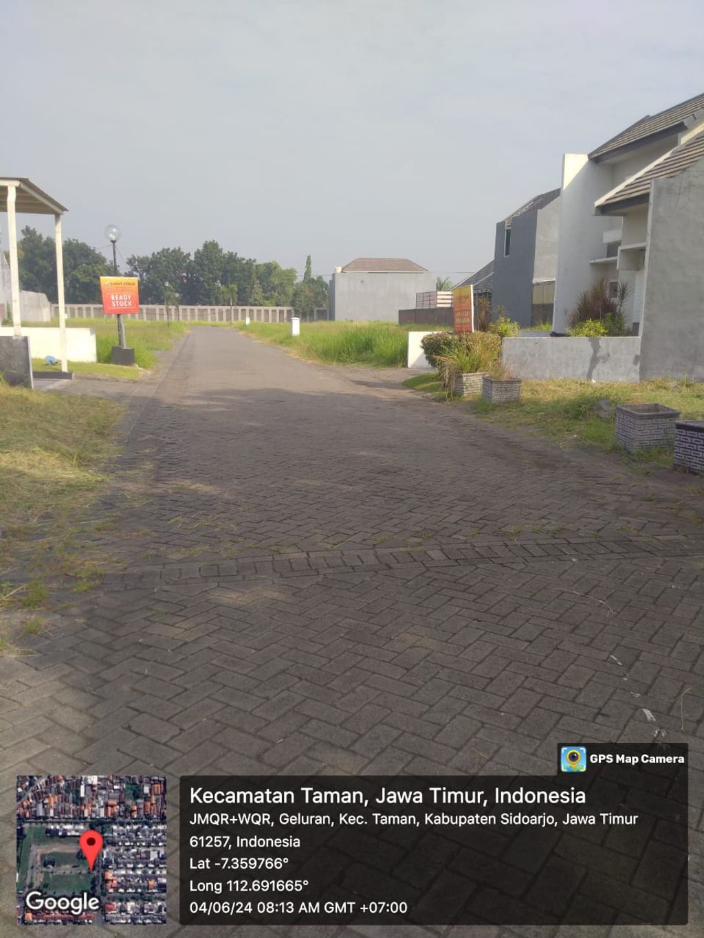 foto posisi tengah perumahan Taman Indah Regency