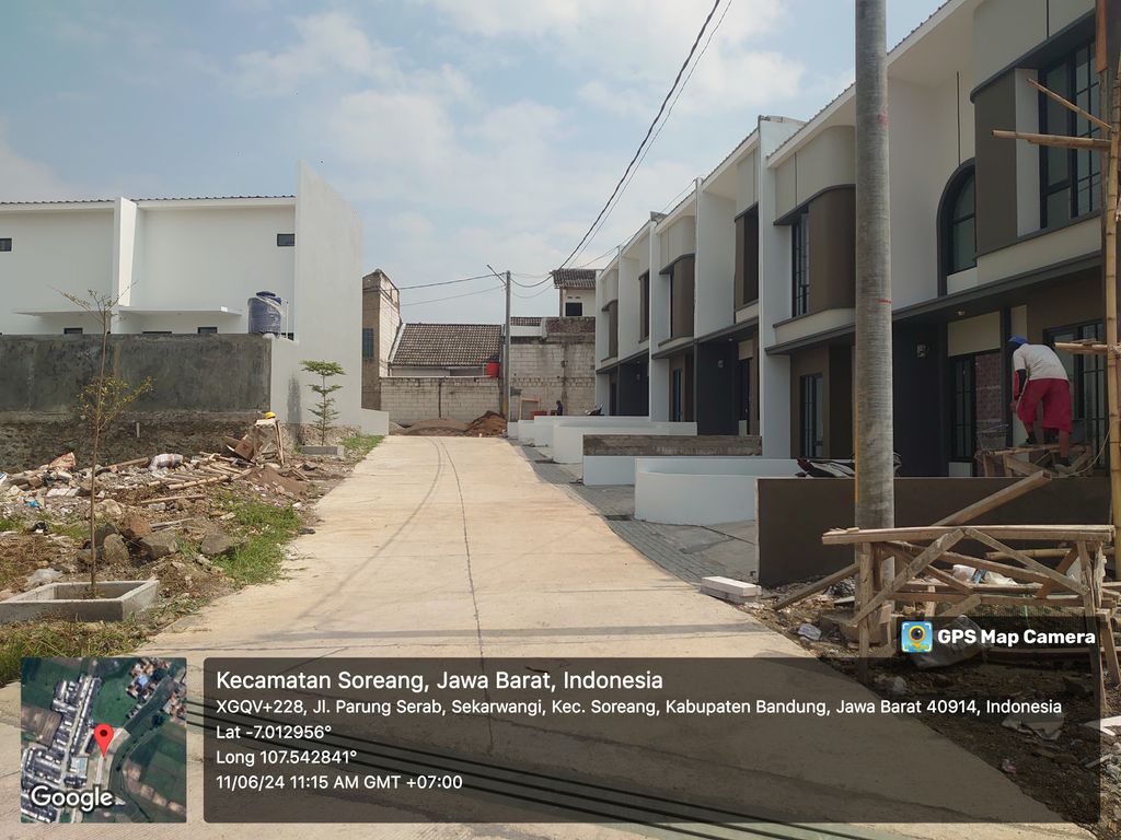 foto posisi tengah perumahan Cluster Beverly