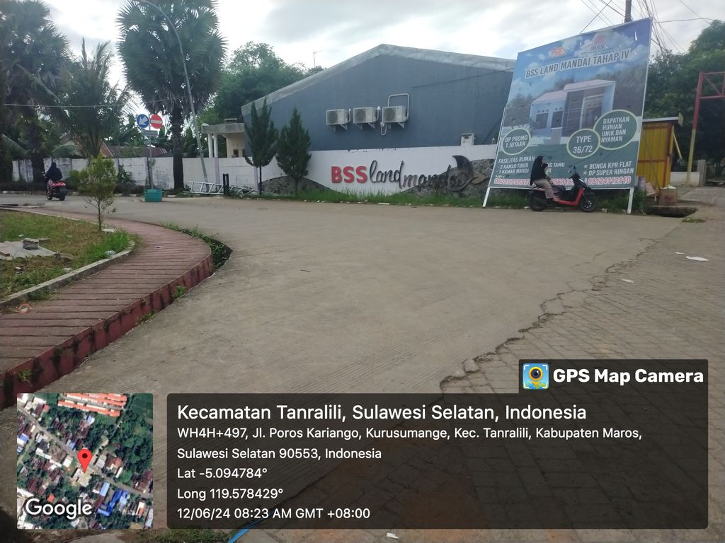 foto gerbang perumahan BSS LAND MANDAI TAHAP IV